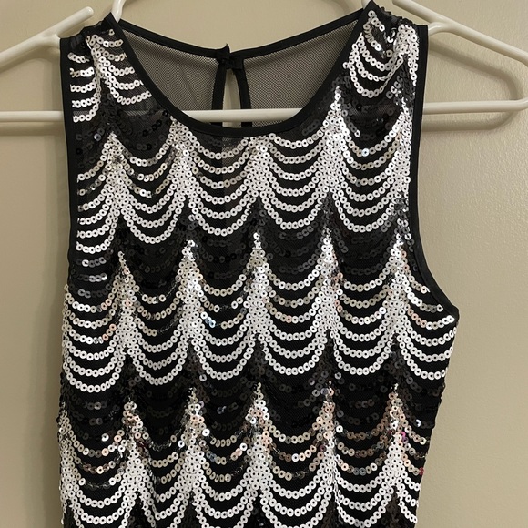 Black Dress with Sequins - As U Wish - Picture 5 of 12